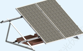 JX014 Concrete Roof Aluminium Solar Mounting Bracket Weight-loading Type